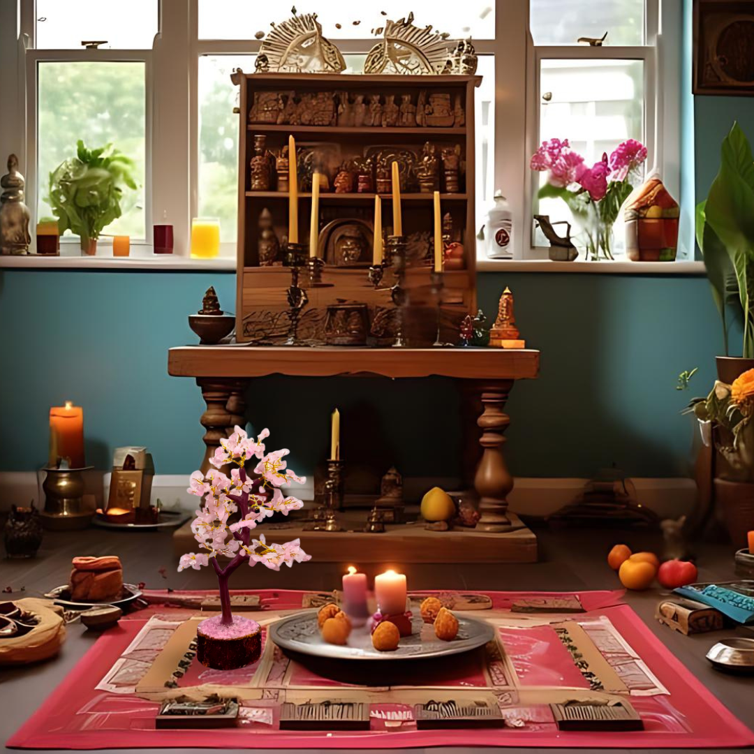 Rose Quartz Crystal Tree