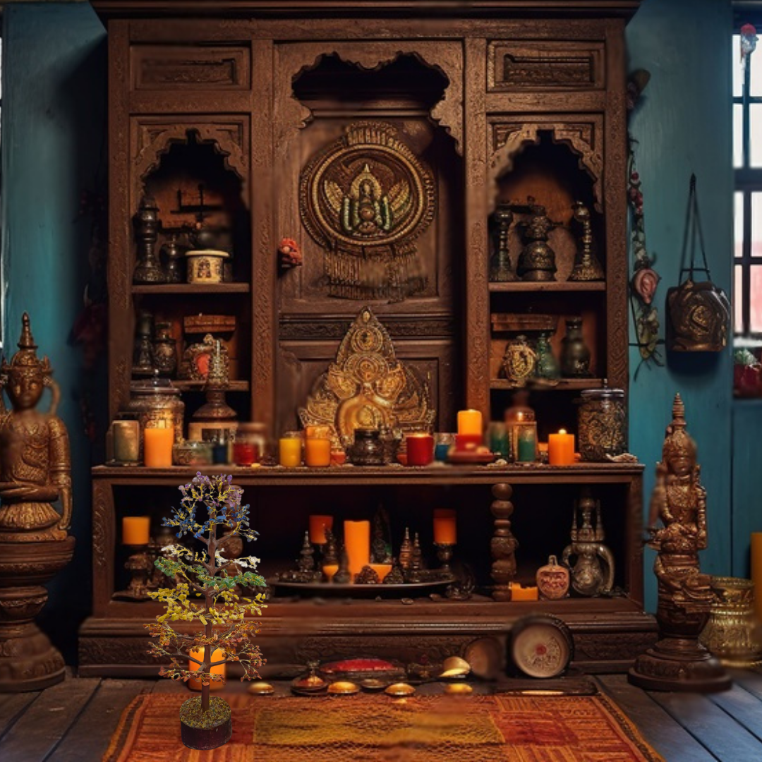 7 Chakra Tree - 20.4 inches / 52 cm