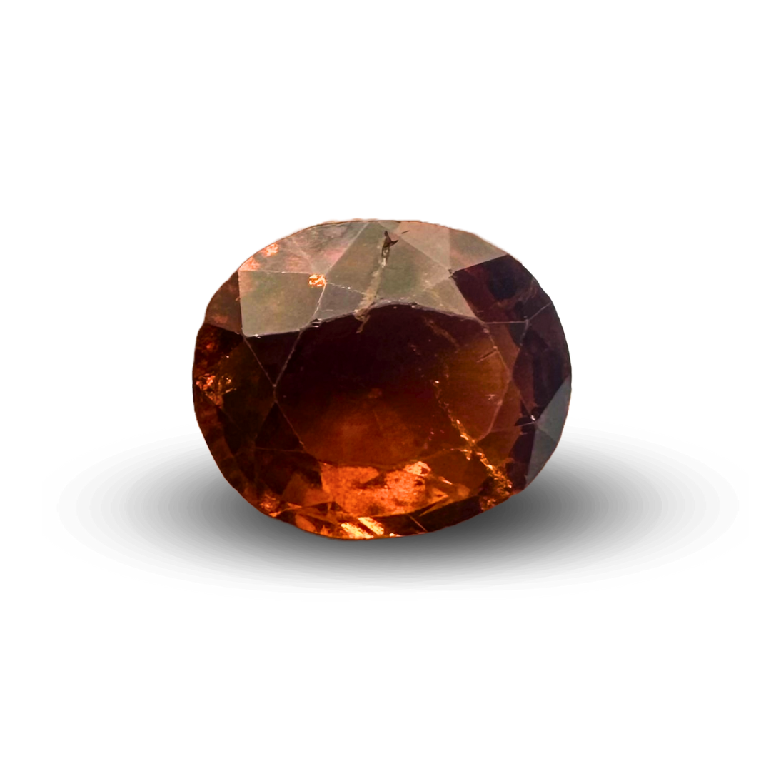 Natural Hessonite garnet 5.46 Carat