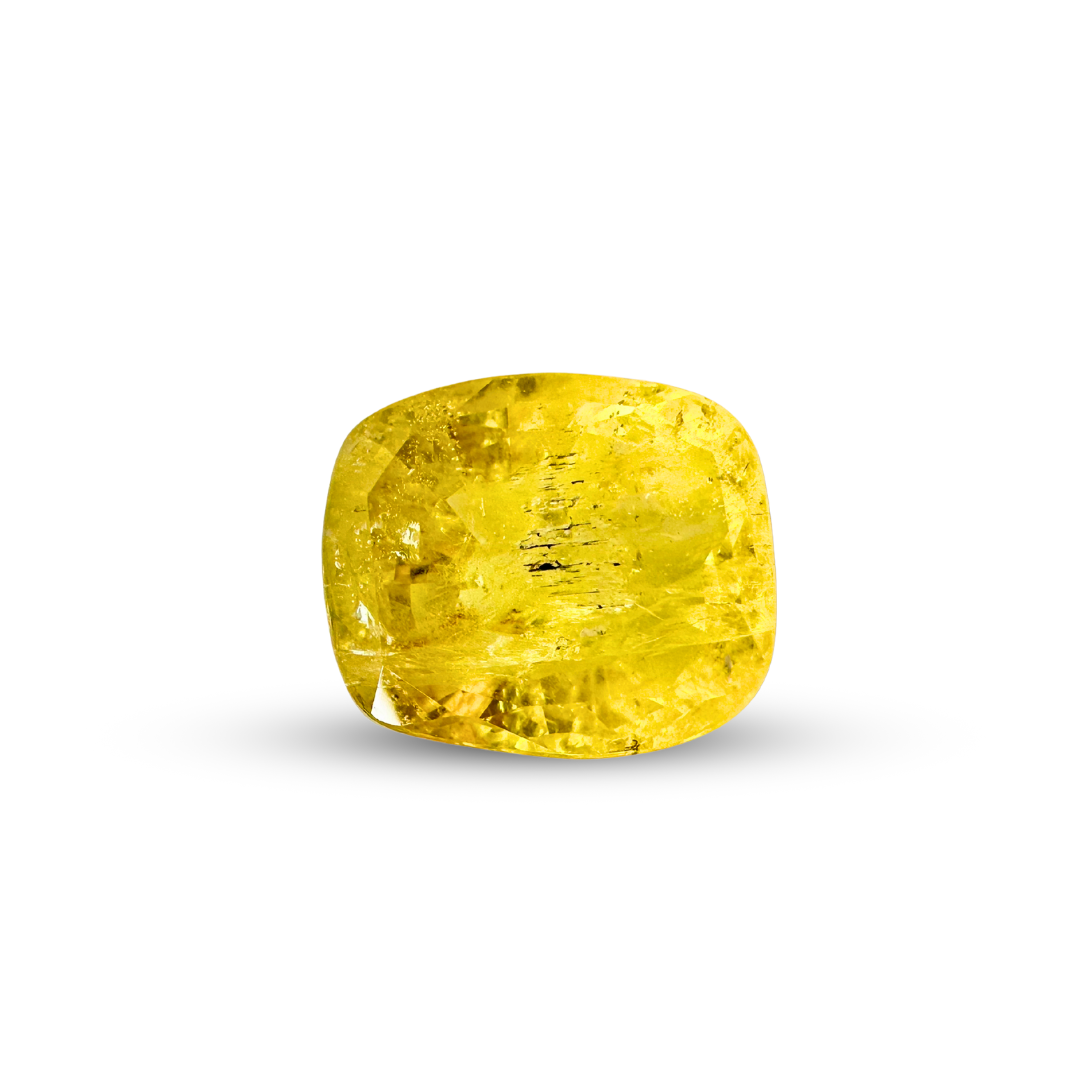 Yellow sapphire 6.82 Carat