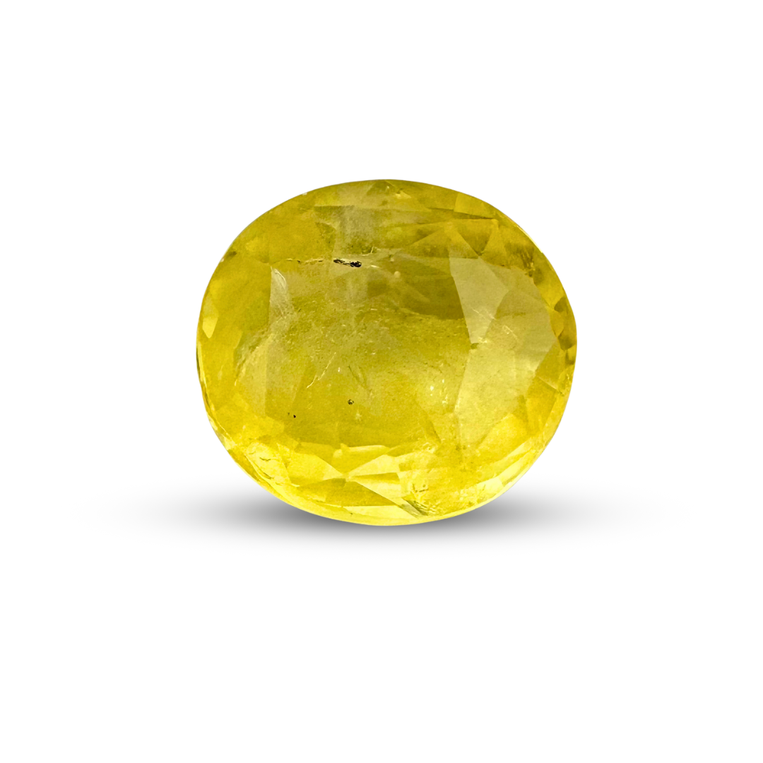 Yellow sapphire 5.90 Carat