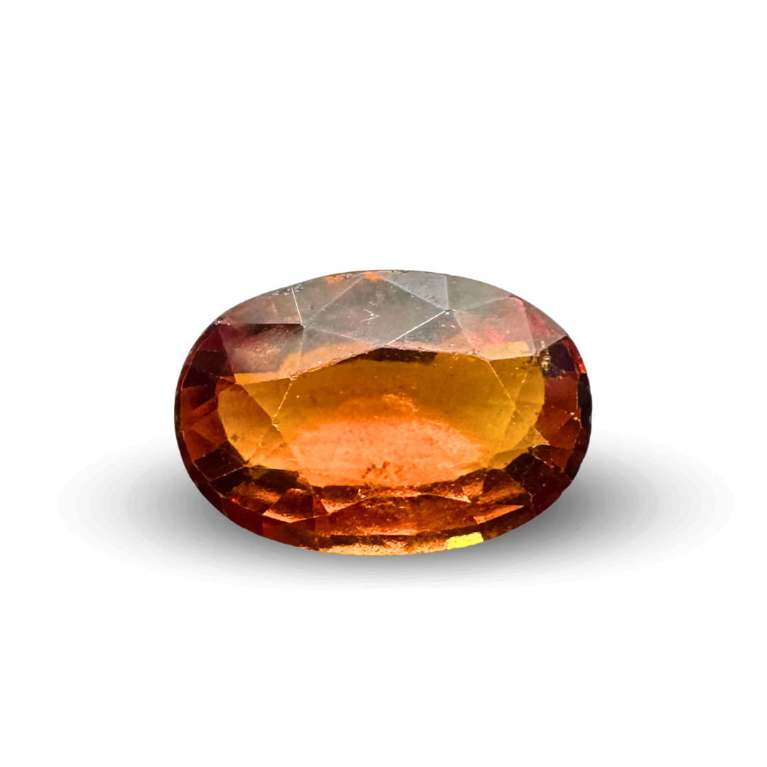 Natural Hessonite garnet 5.68 Carat