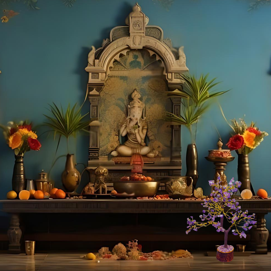 Amethyst Tree - 10 inches / 25 cm