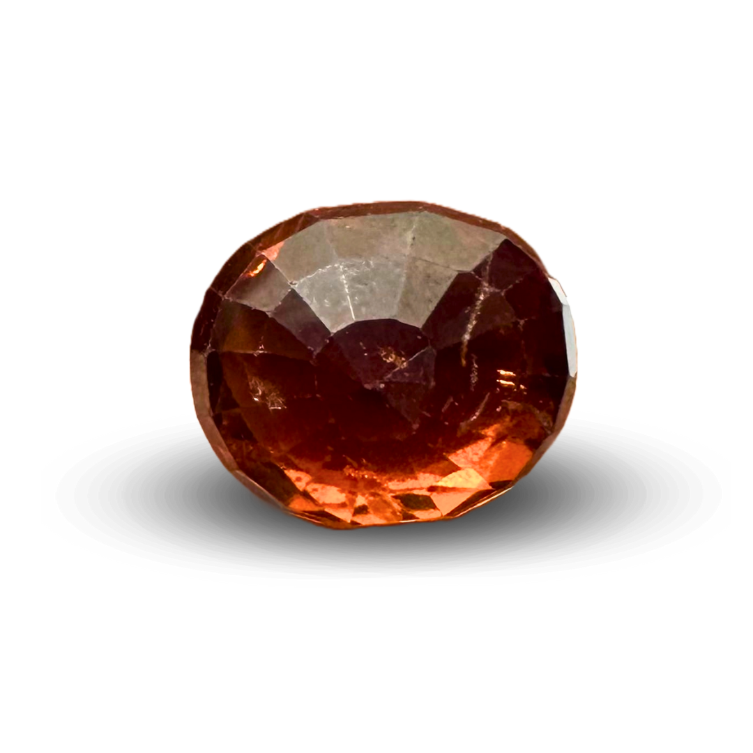 Natural Hessonite garnet 5.46 Carat
