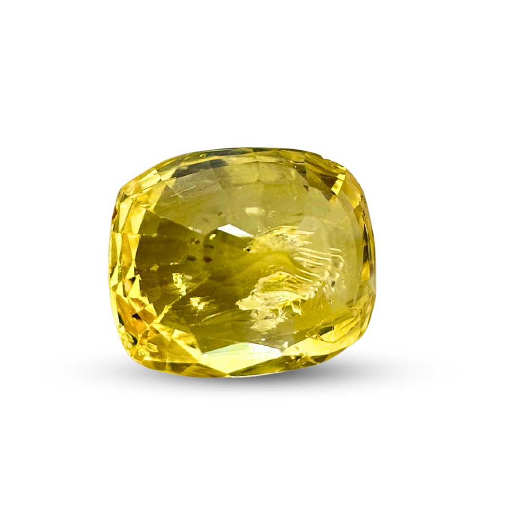 Yellow sapphire 5.18 Carat
