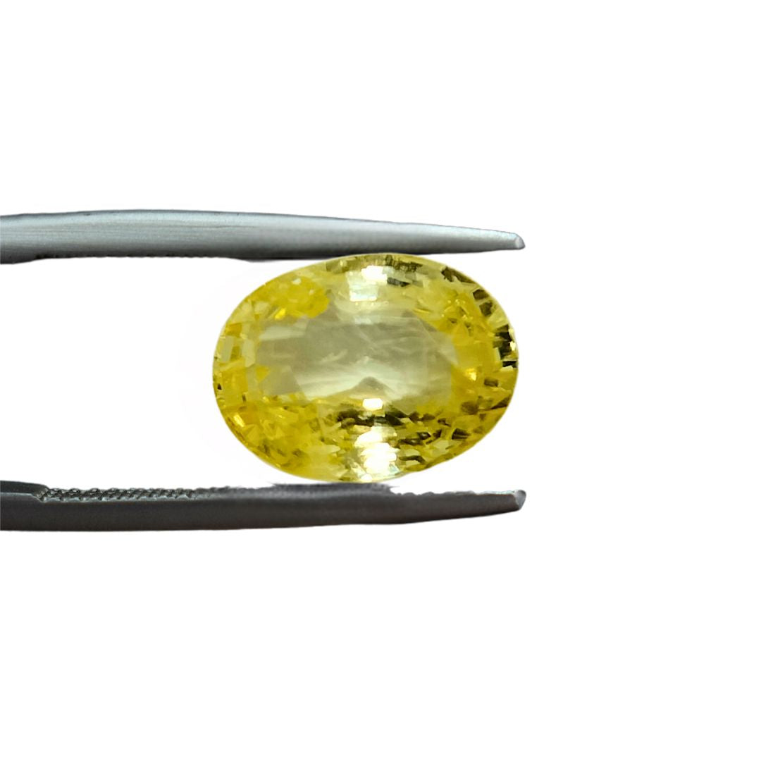 Yellow sapphire 7.64 Carat