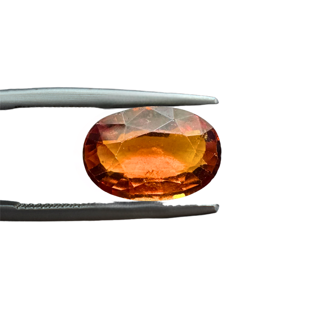 Natural Hessonite garnet 5.68 Carat