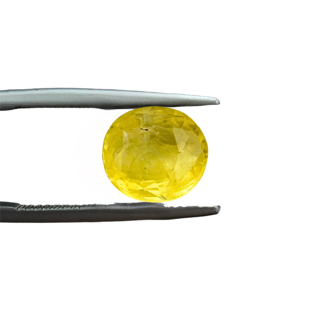 Yellow sapphire 5.90 Carat