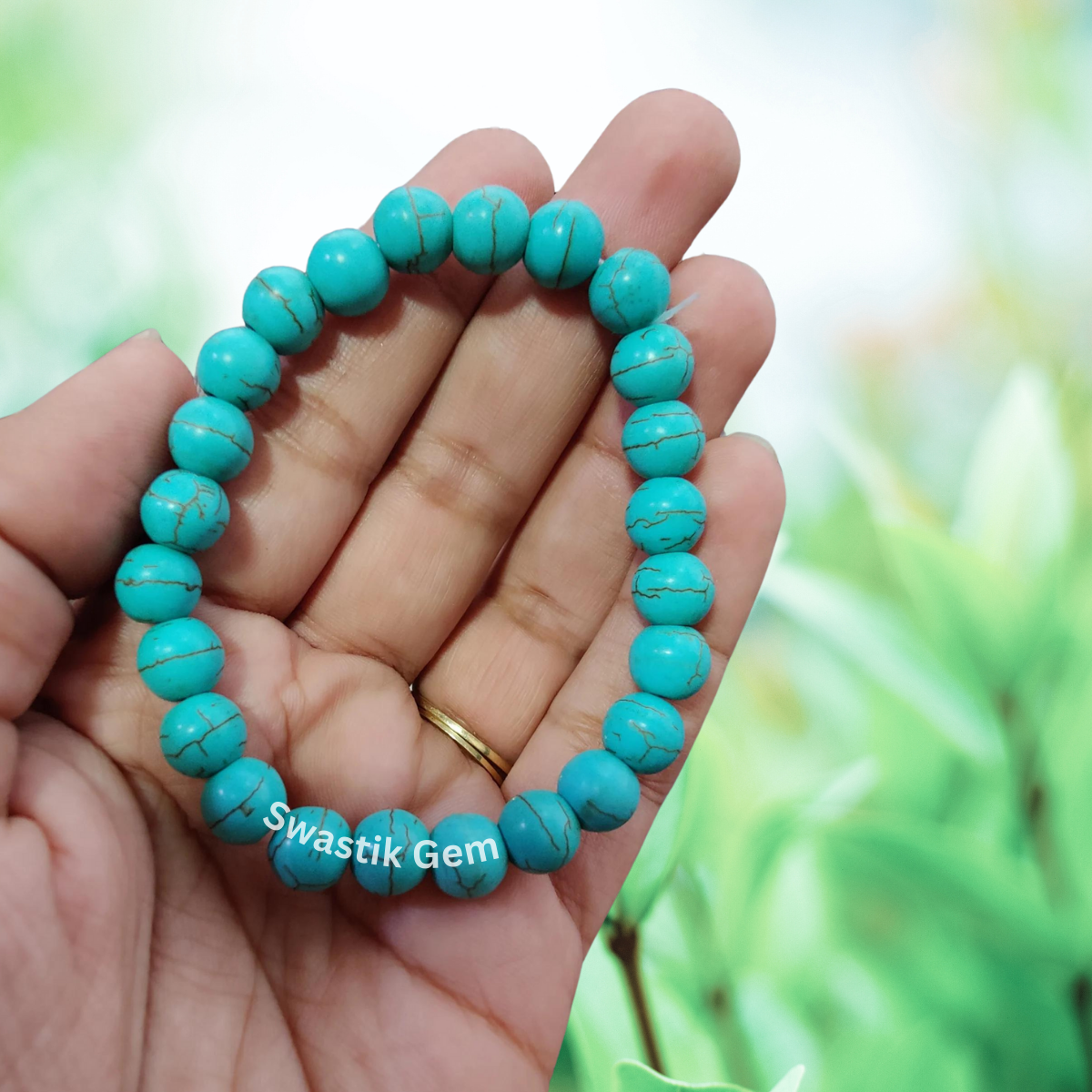 use of Turquoise mala bracelet