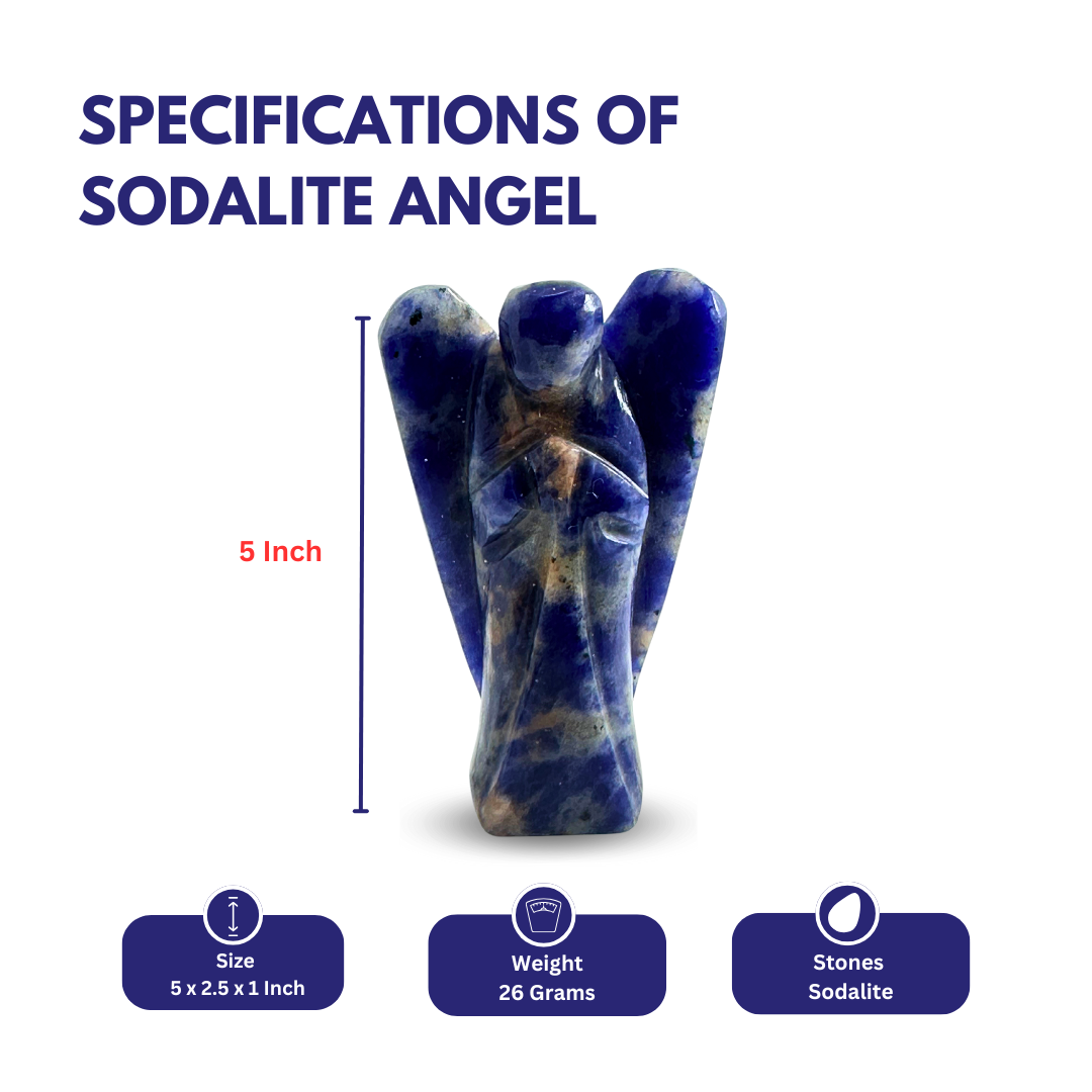 Sodalite Angel - 5 Inch