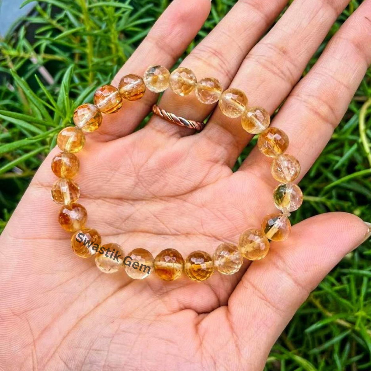 Use of Citrine Bracelet Diamond Cut