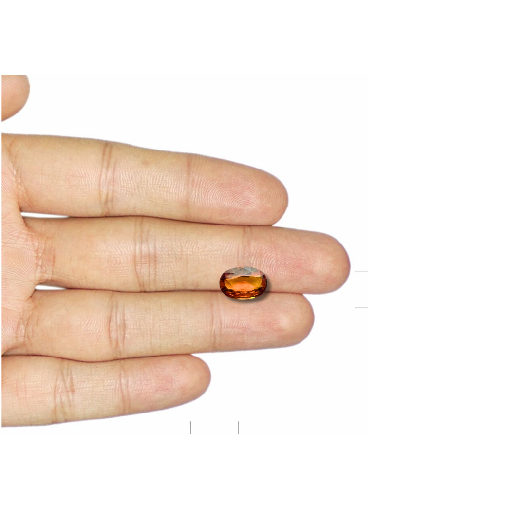 Natural Hessonite garnet 5.68 Carat