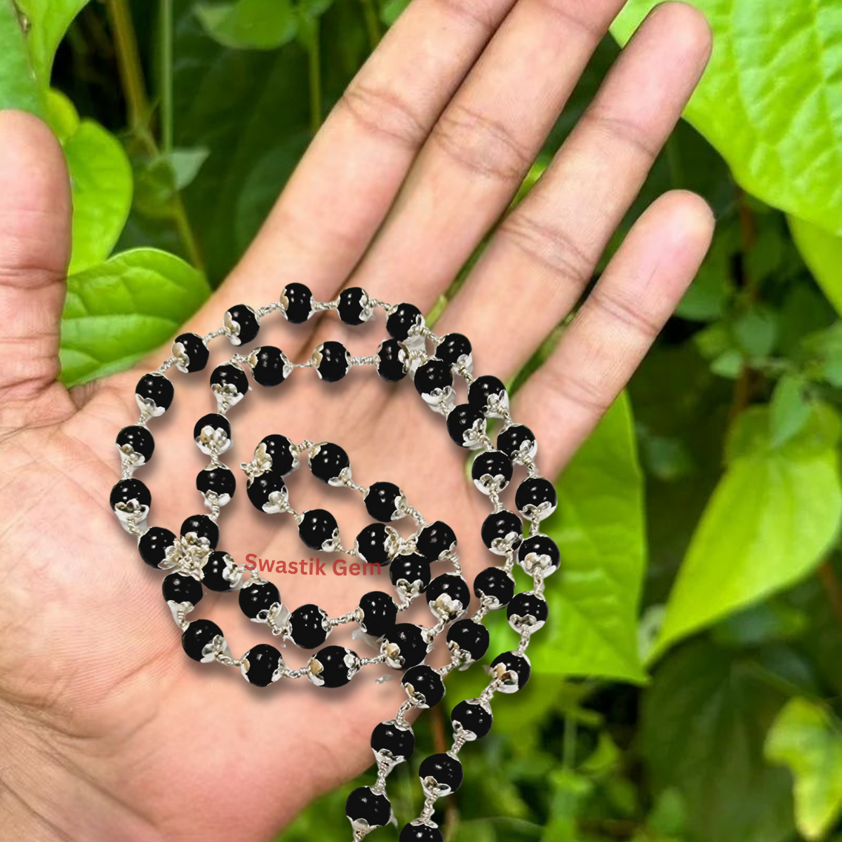 Uses of Karungali mala in silver