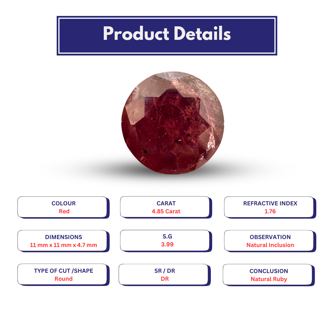 Ruby 4.85 Carat