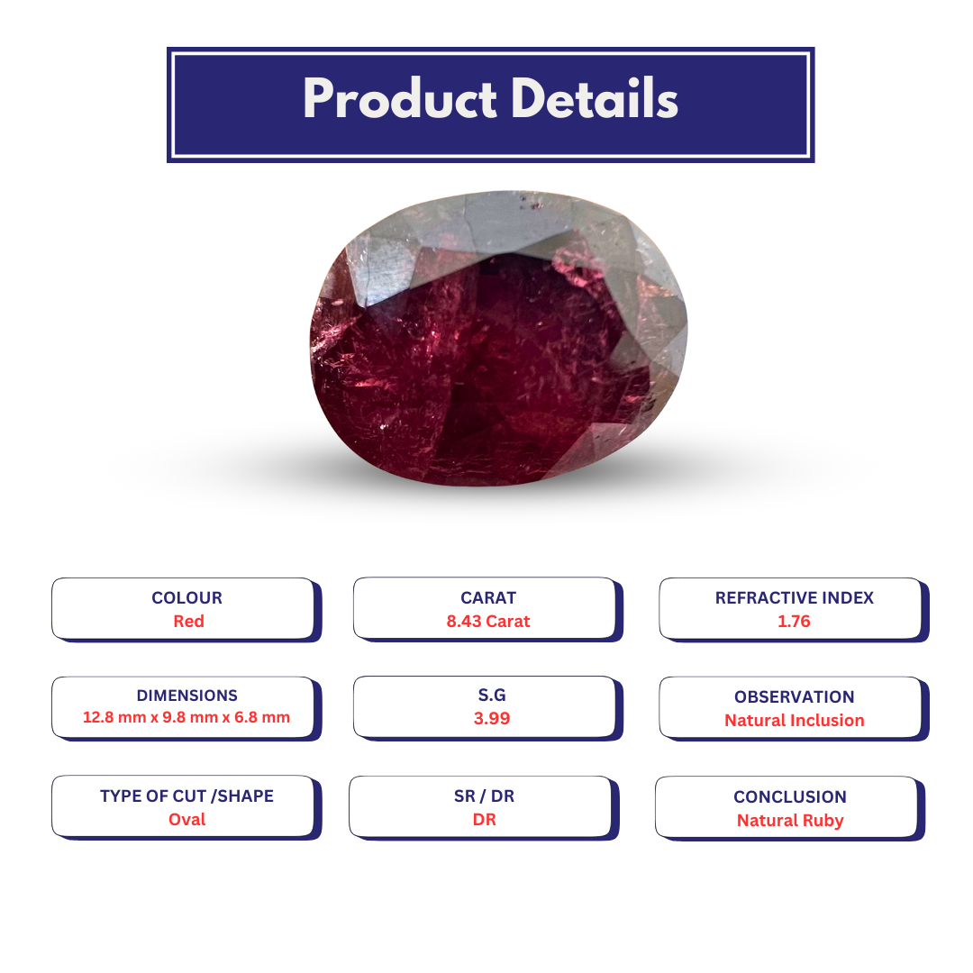 Ruby 8.43 Carat
