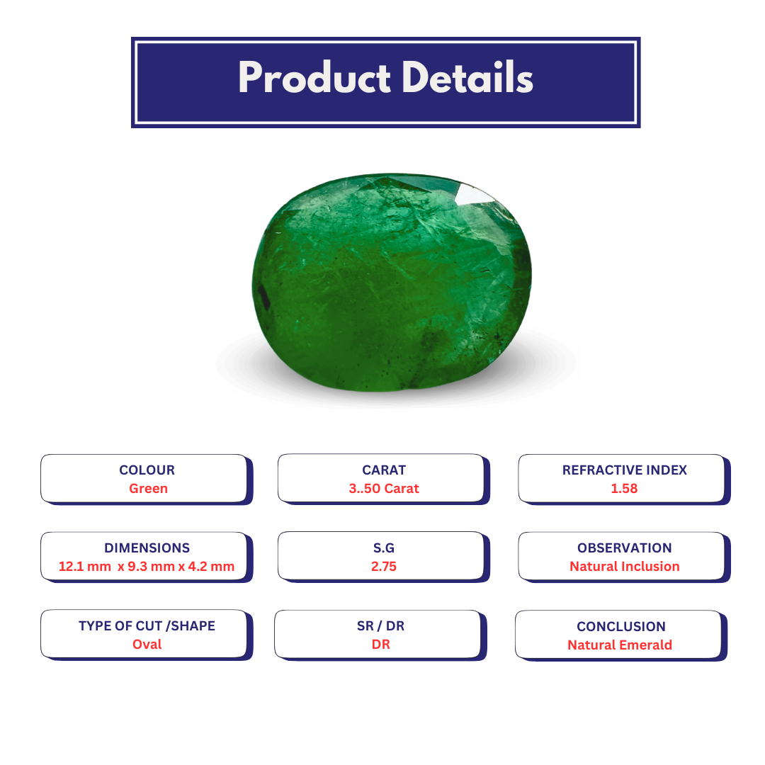 Natural Emerald 3.50