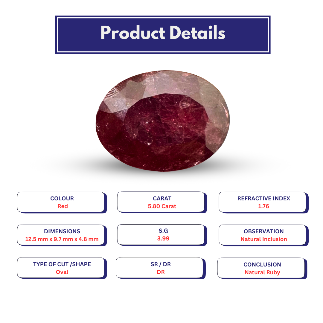 Ruby 5.80 Carat
