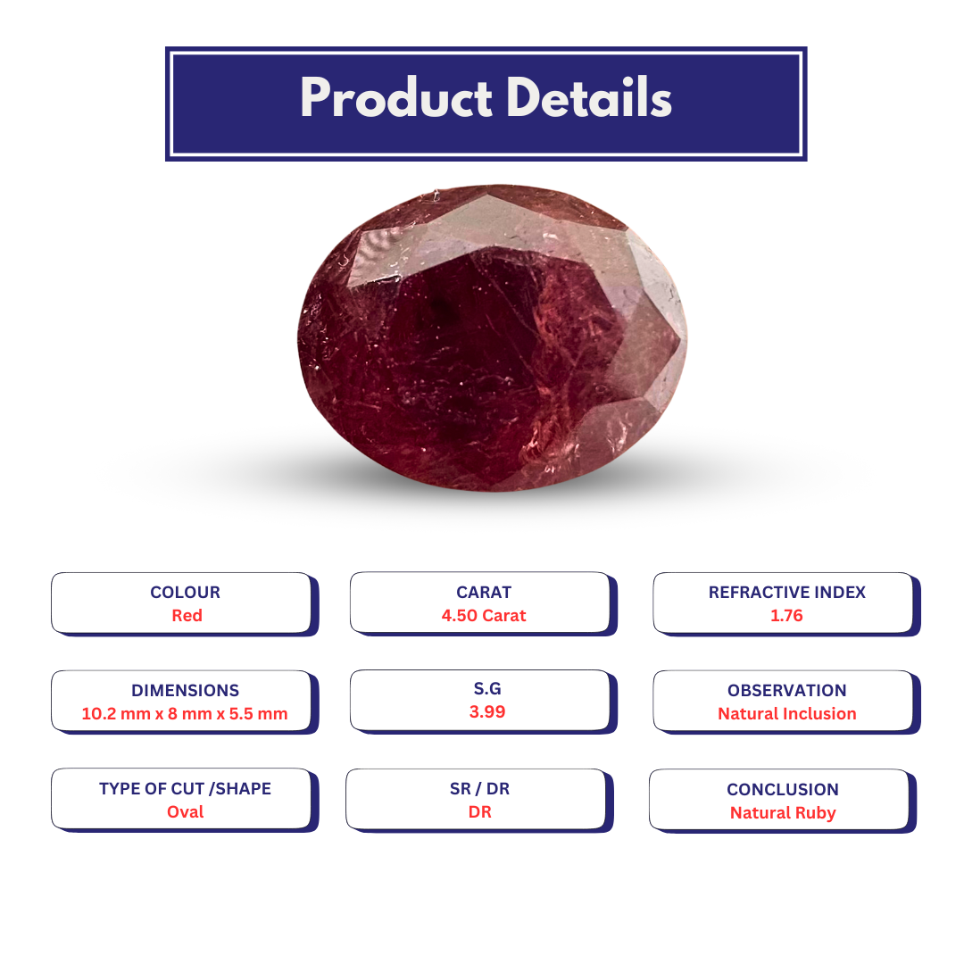 Ruby 4.50 Carat