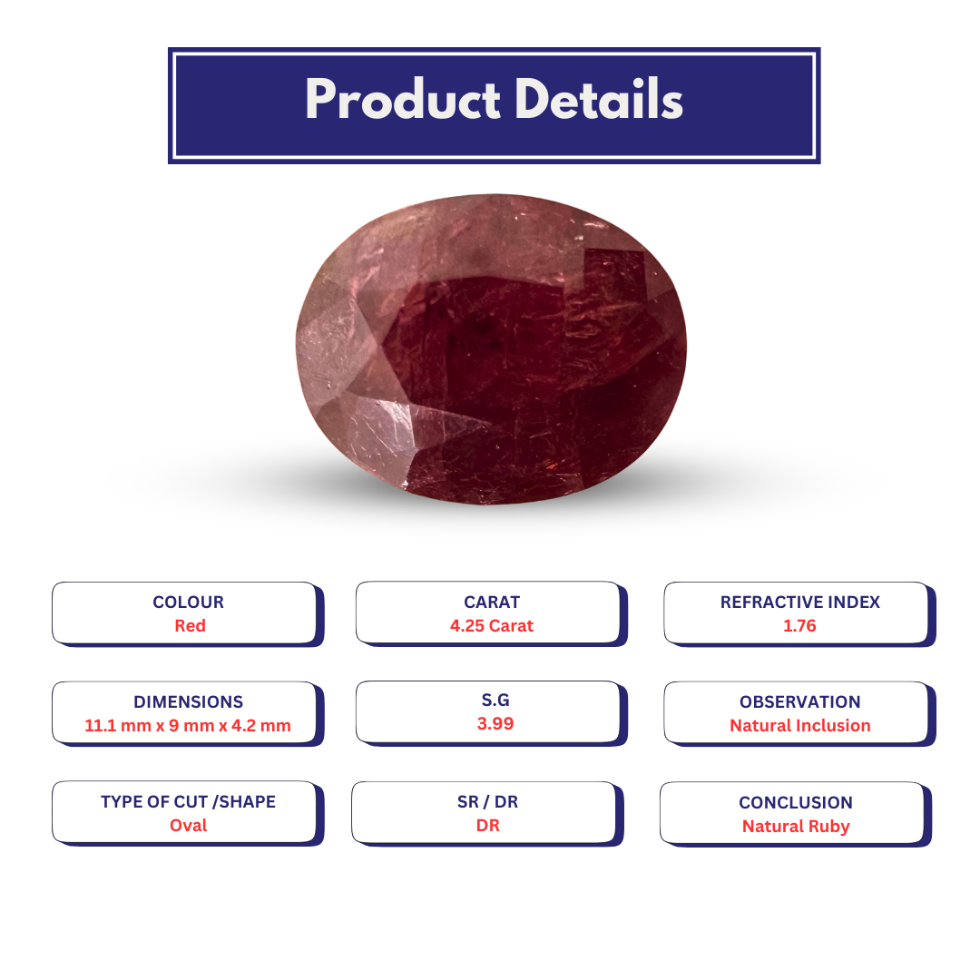 Ruby 4.25 Carat
