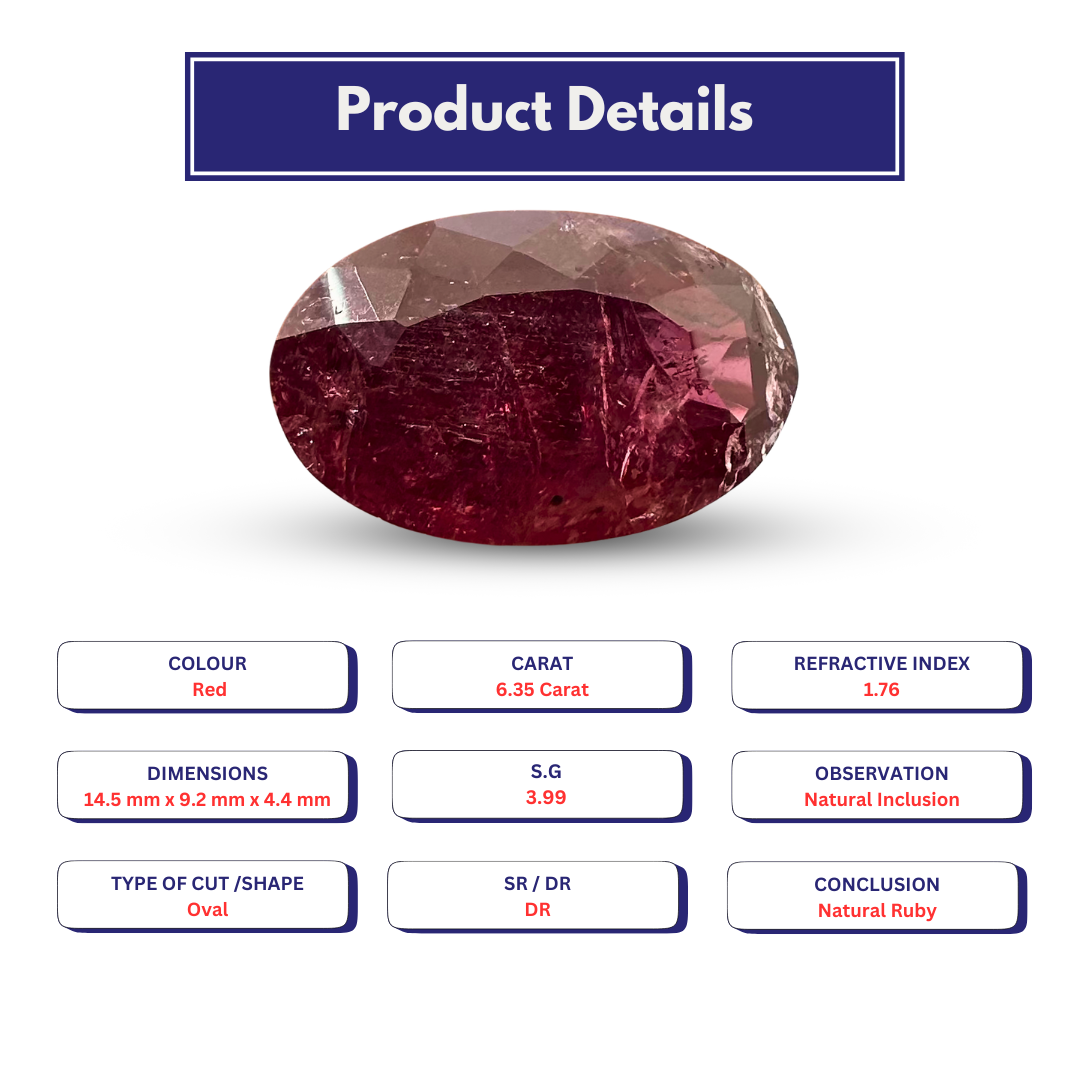 Ruby 6.35 Carat