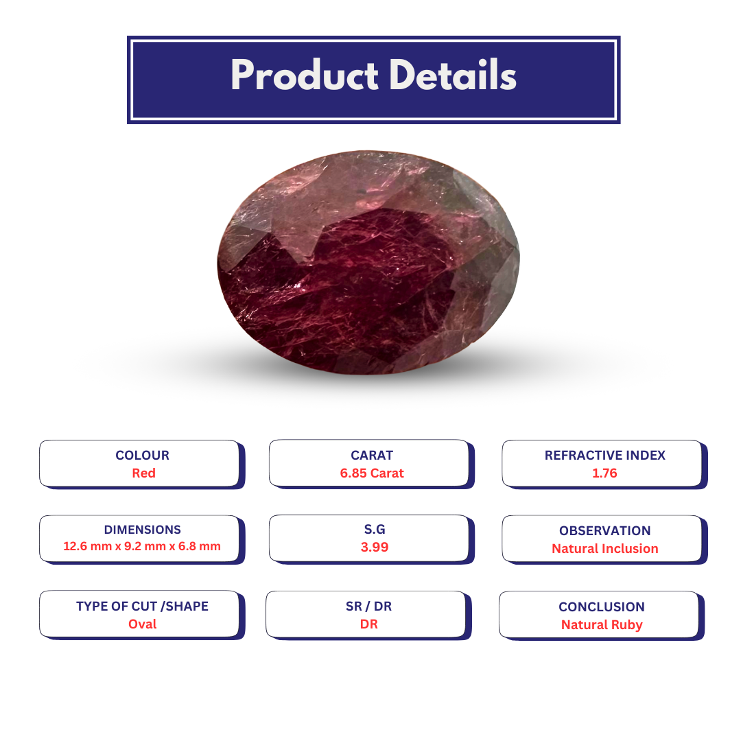 Ruby 6.85 Carat