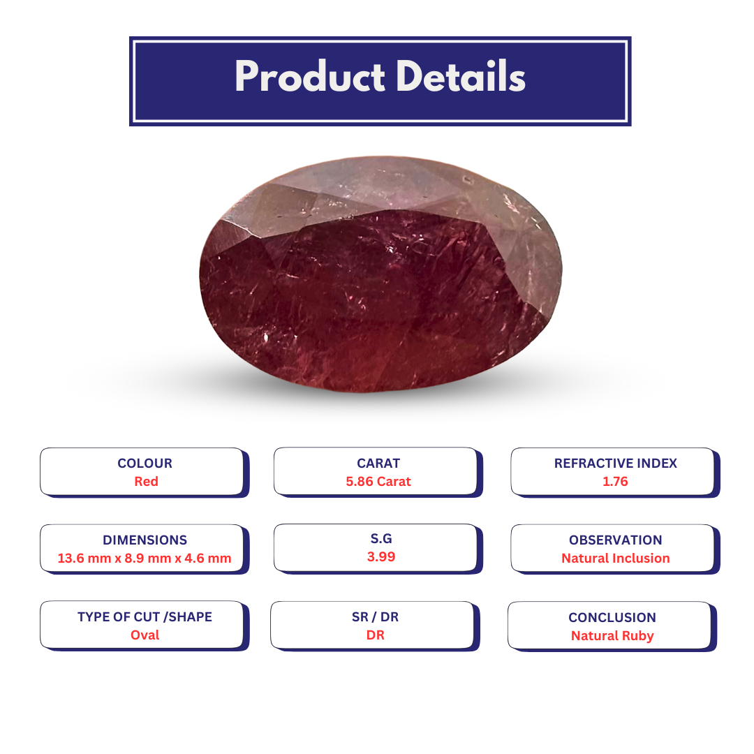 Ruby 5.86 Carat
