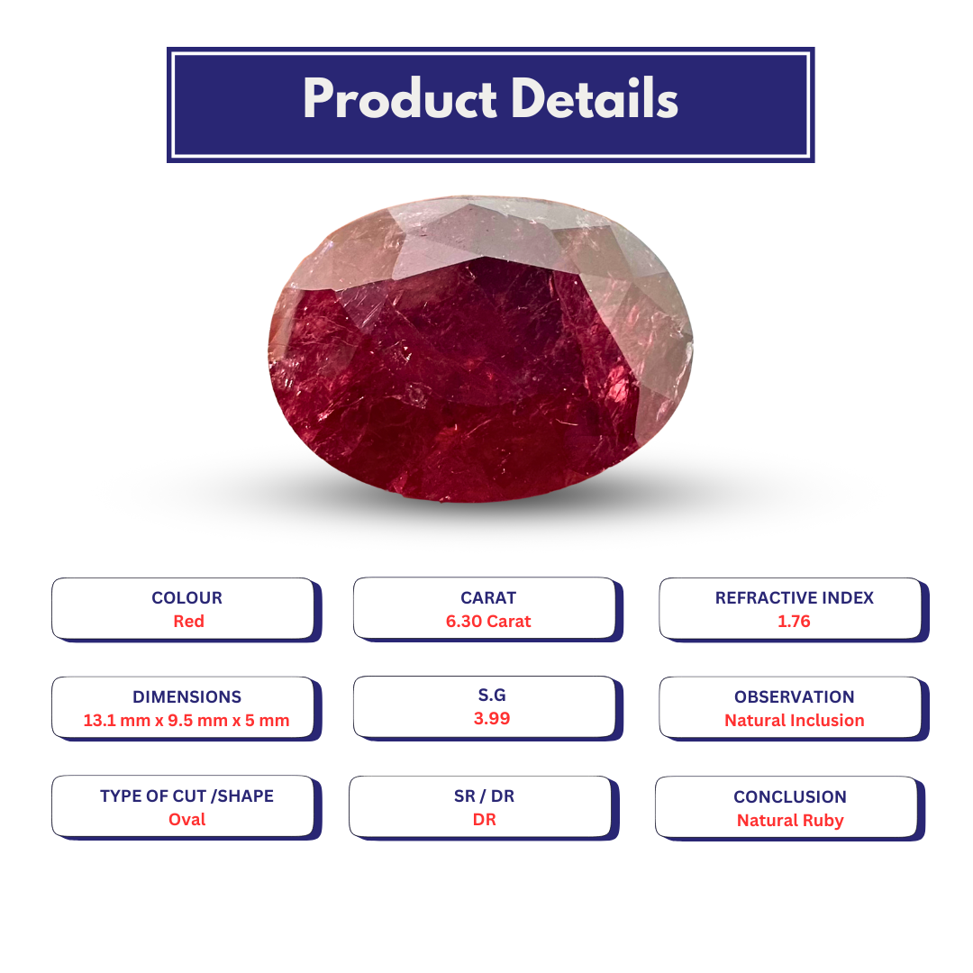 Ruby 6.30 Carat