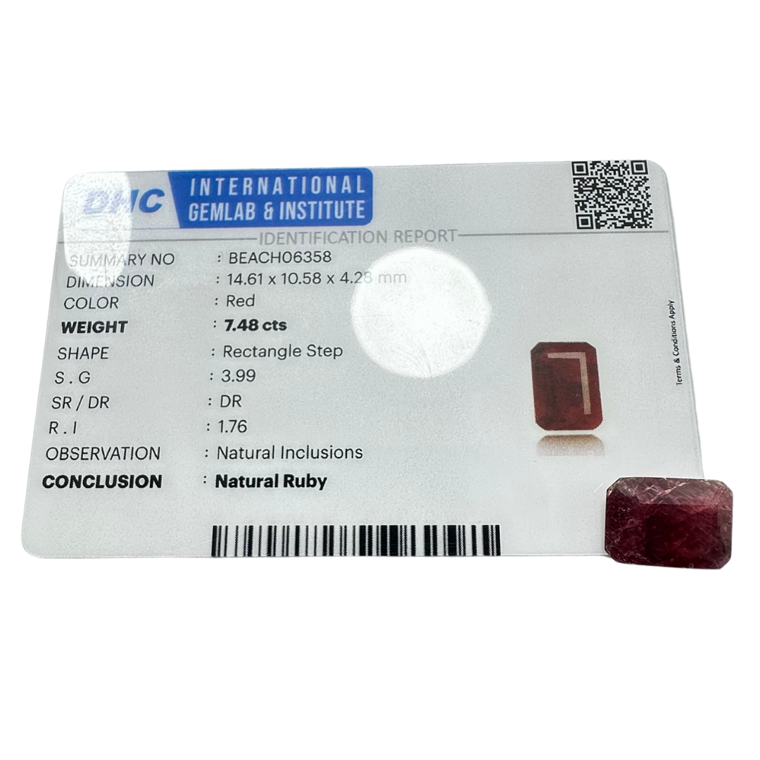 Ruby 7.48 Carat