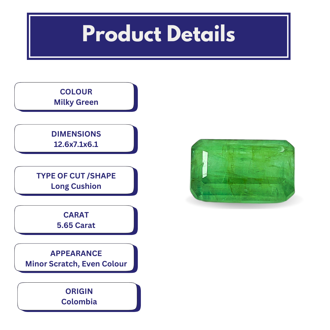 Product Details of Colombian Emerald 5.65