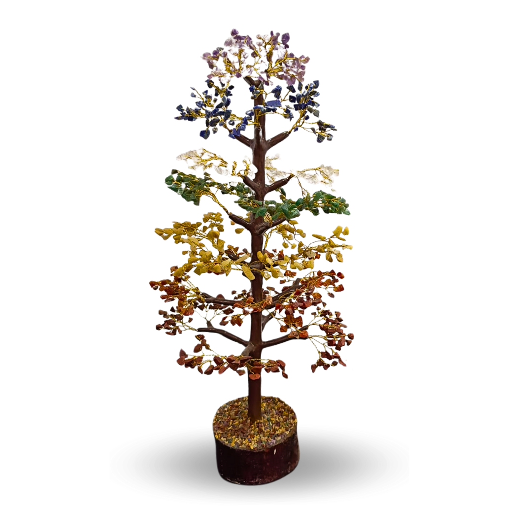 7 Chakra Tree - 20.4 inches  / 52 cm