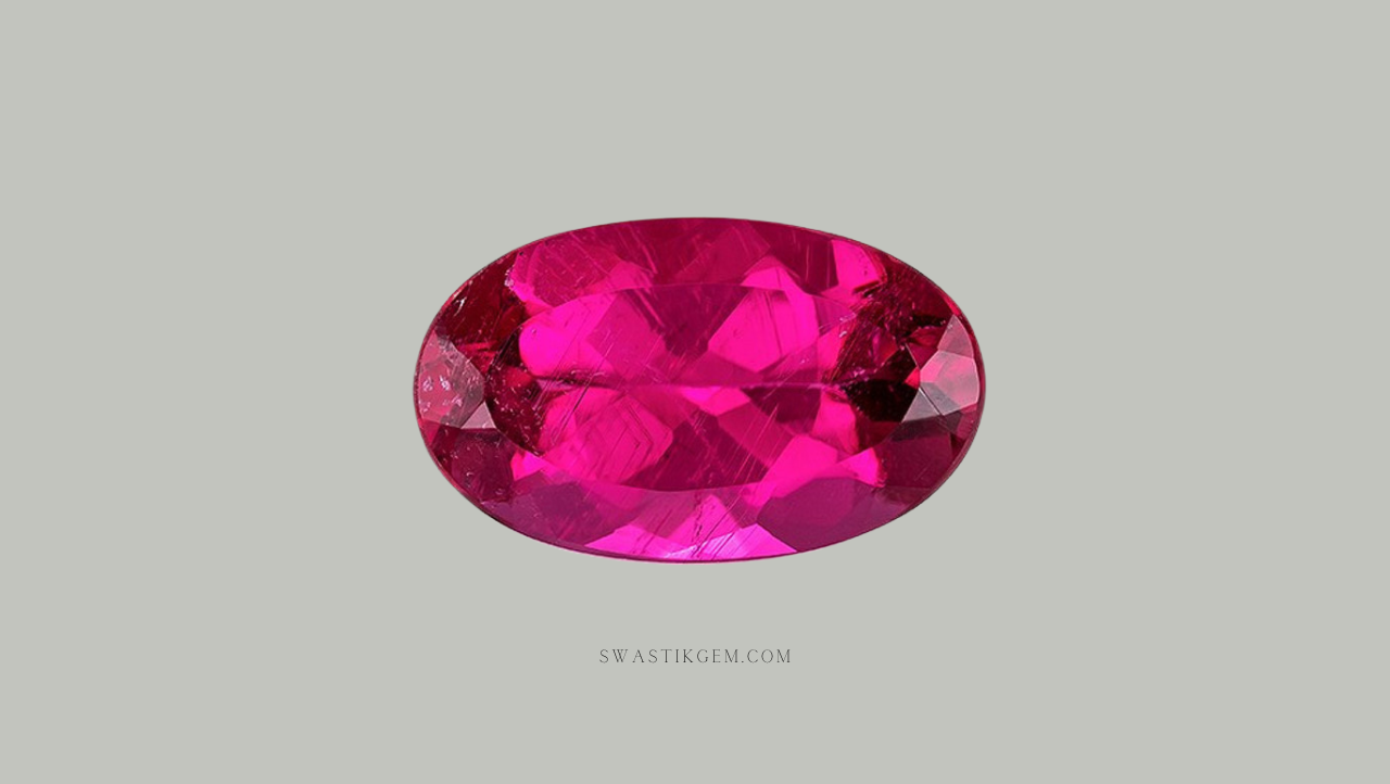 Rubellite Stone 18 Carat