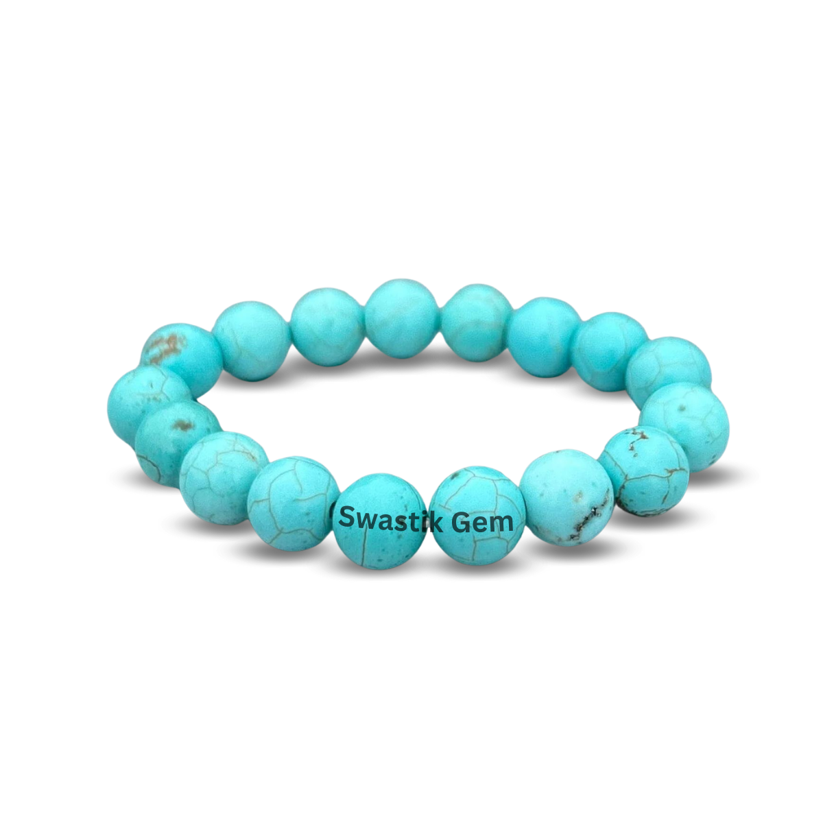 Turquoise mala bracelet