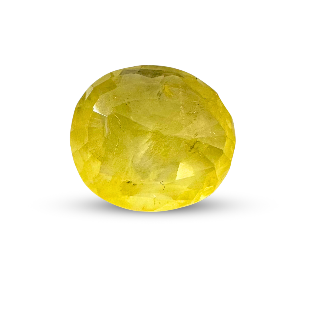 Yellow sapphire 5.90 Carat