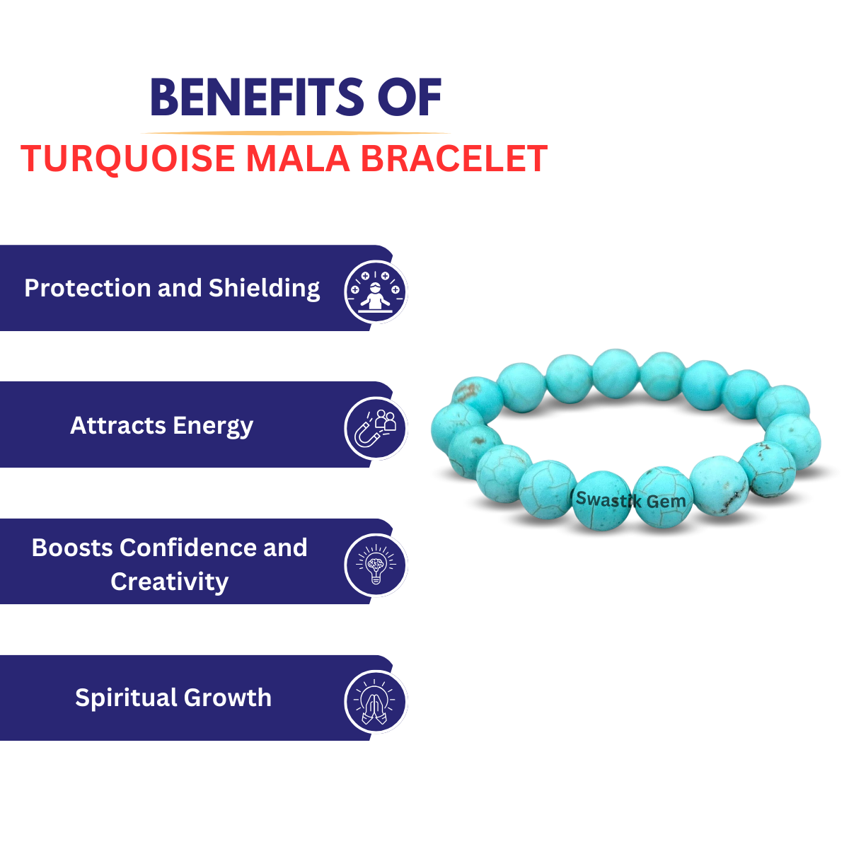 Benefits of Turquoise mala bracelet