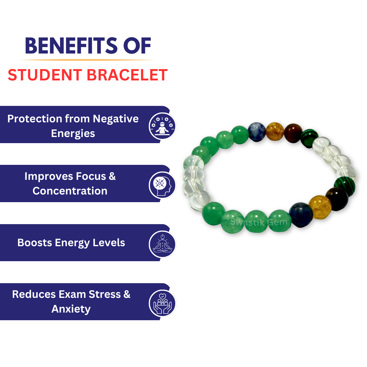 Student bracelet with benefits 