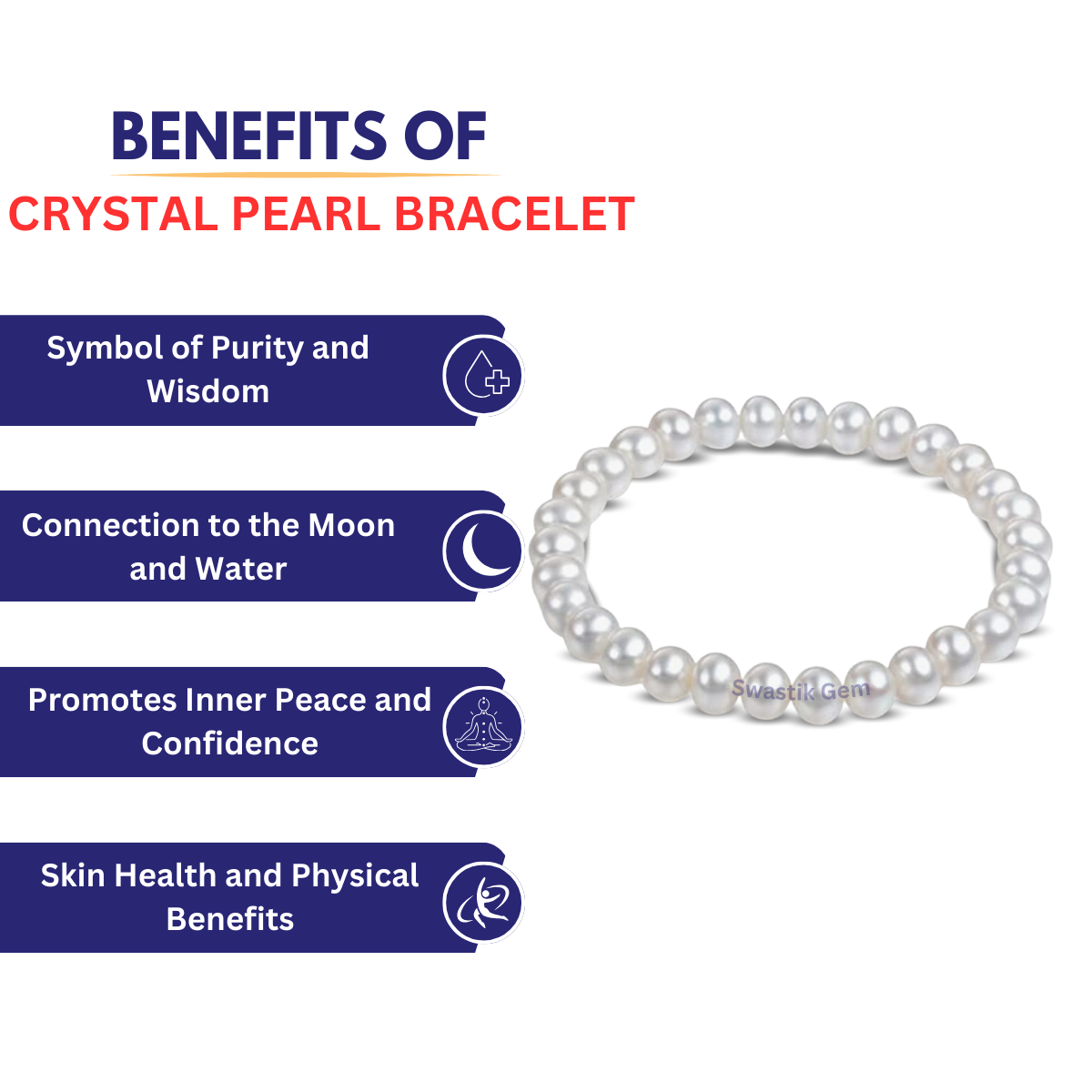 Benefits of Crystal Pearl Bracelet