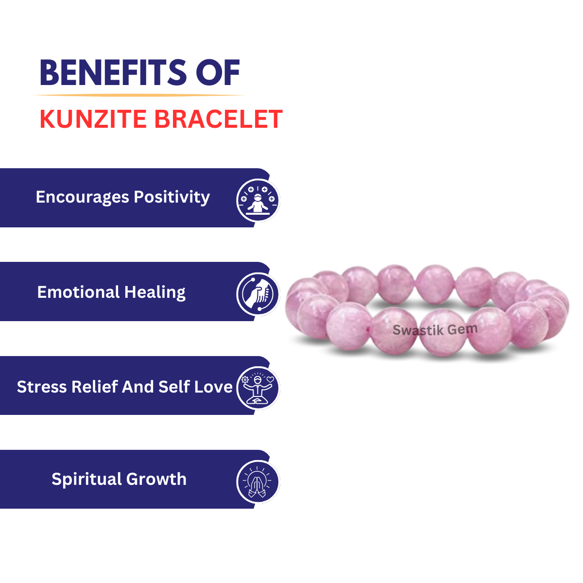 Kunzite Bracelet