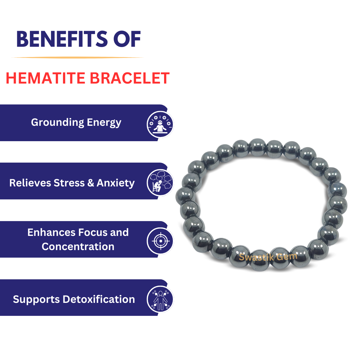 Benefits of Hematite Bracelet