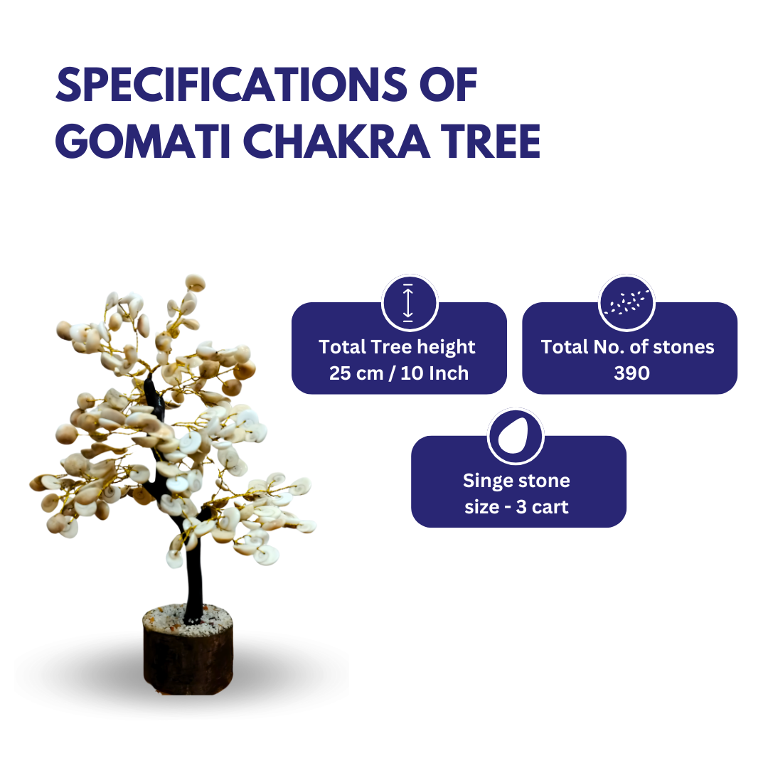 Specifications of Gomati Chakra Tree 