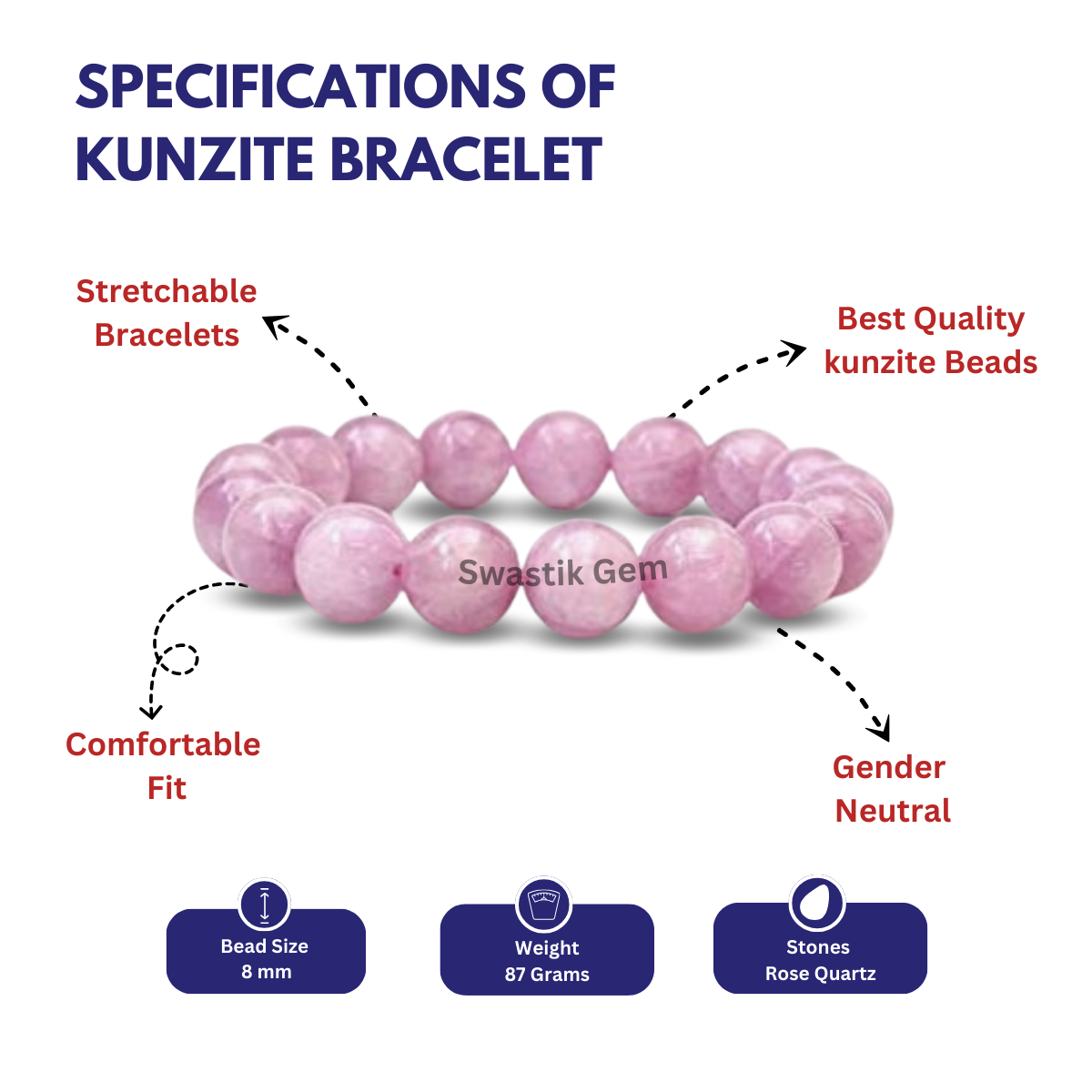 Kunzite Bracelet