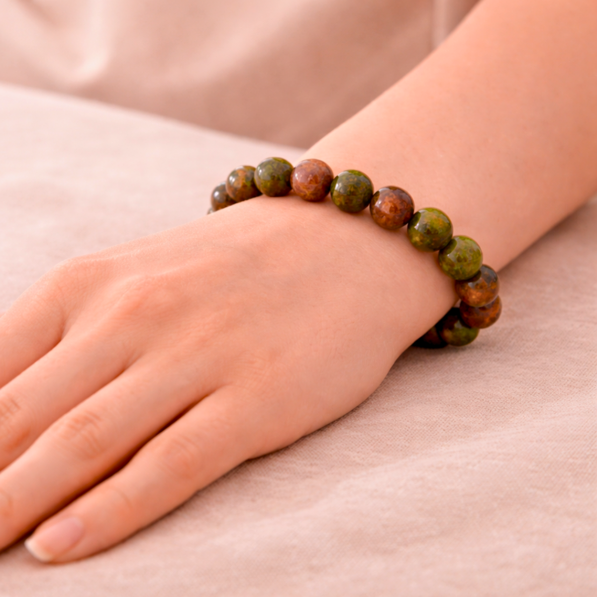 Unakite Bracelet
