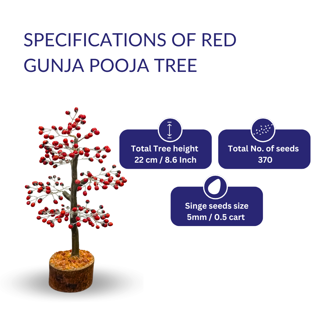 Specifications of Red Gunja Tree