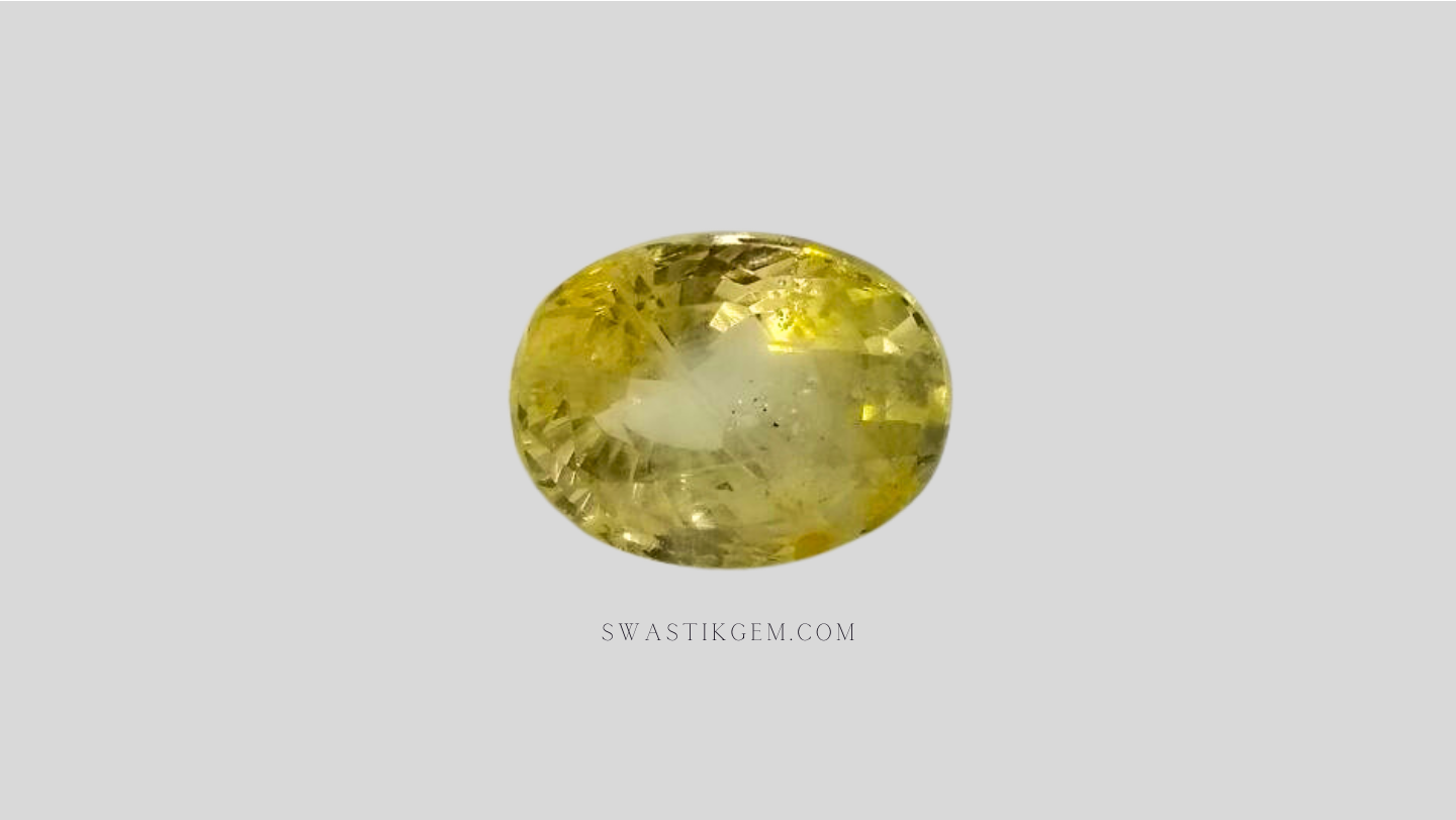 Yellow Sapphire 3.60 Carat