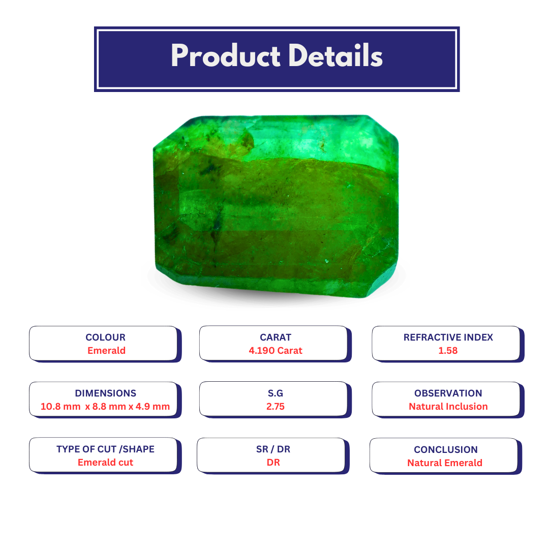 Natural Emerald 4.190