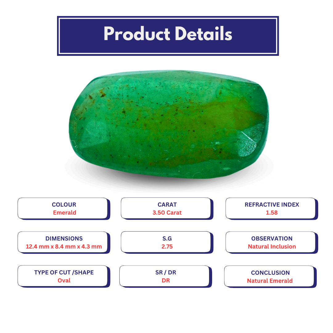 Natural Emerald 3.50