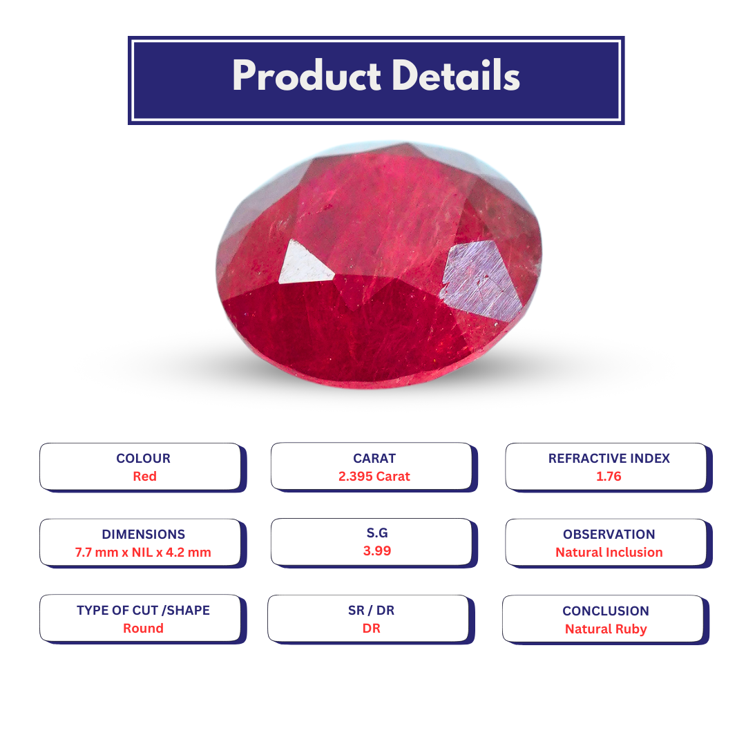 Ruby 2.395 Carat