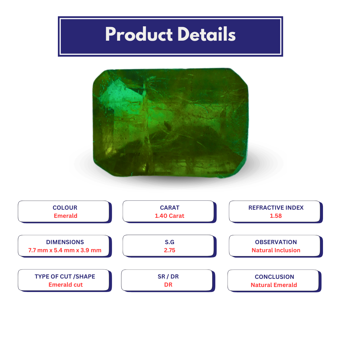 Natural Emerald 1.40