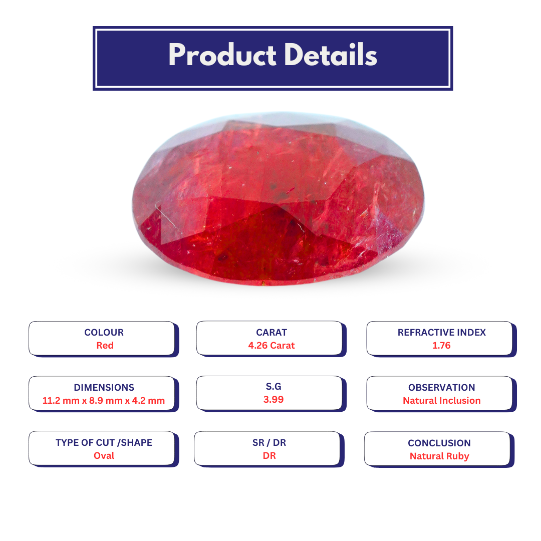 Ruby 4.260 Carat