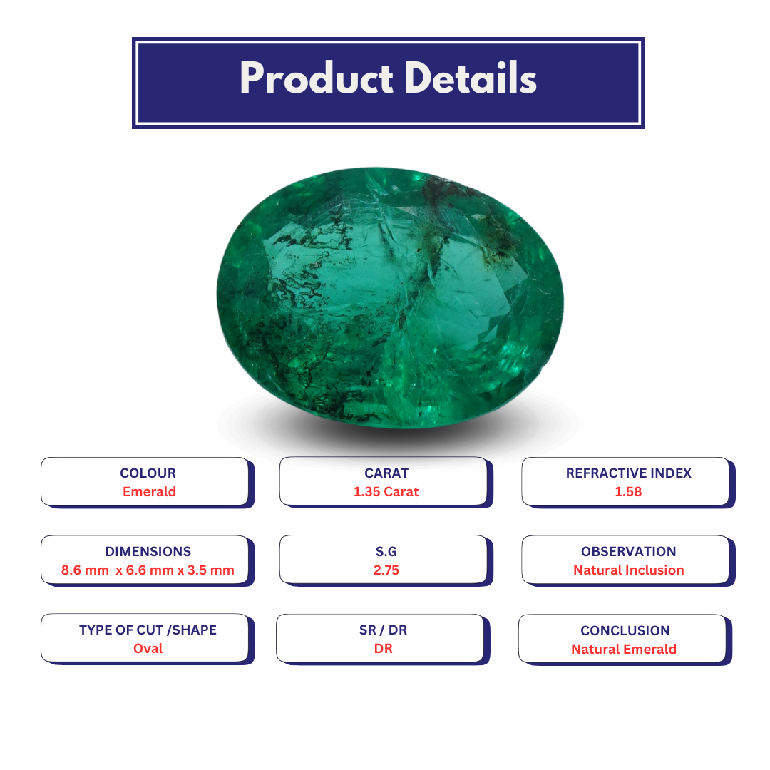 Natural Emerald 1.35