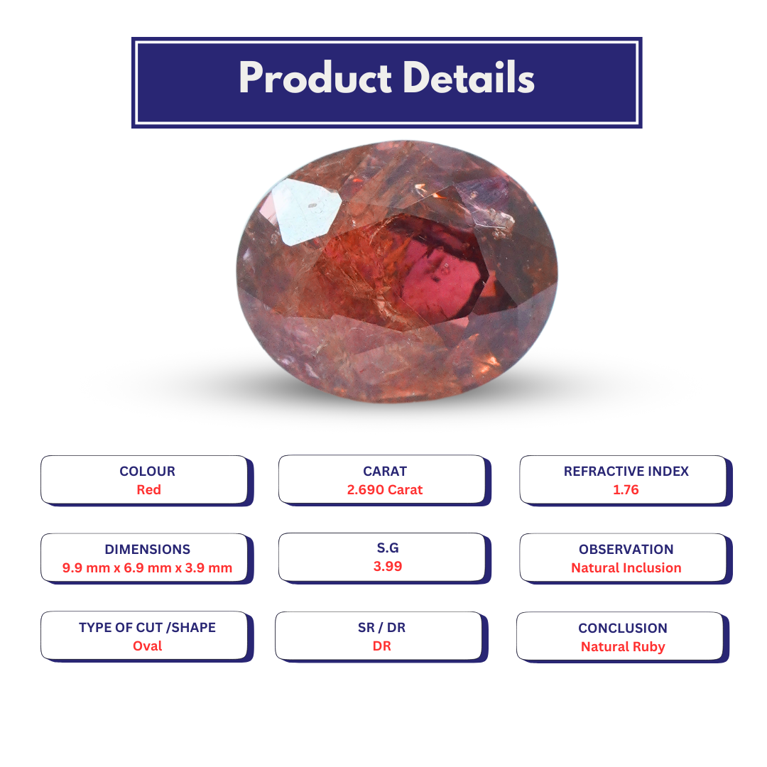 Ruby 2.690 Carat